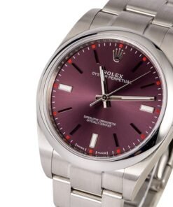 Alternative view of HandMade The Rolex Oyster Perpetual 114300 Red Grape Dial