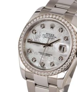 Alternative view of HandMade The Rolex Datejust 116244 MOP Diamonds