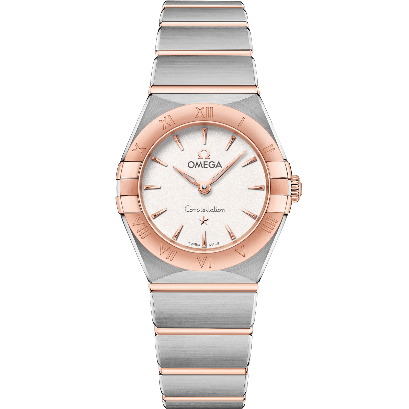 Omega CONSTELLATION 25 mm, steel ‑ Sedna™ gold on steel ‑ Sedna™ gold 131.20.25.60.02.001