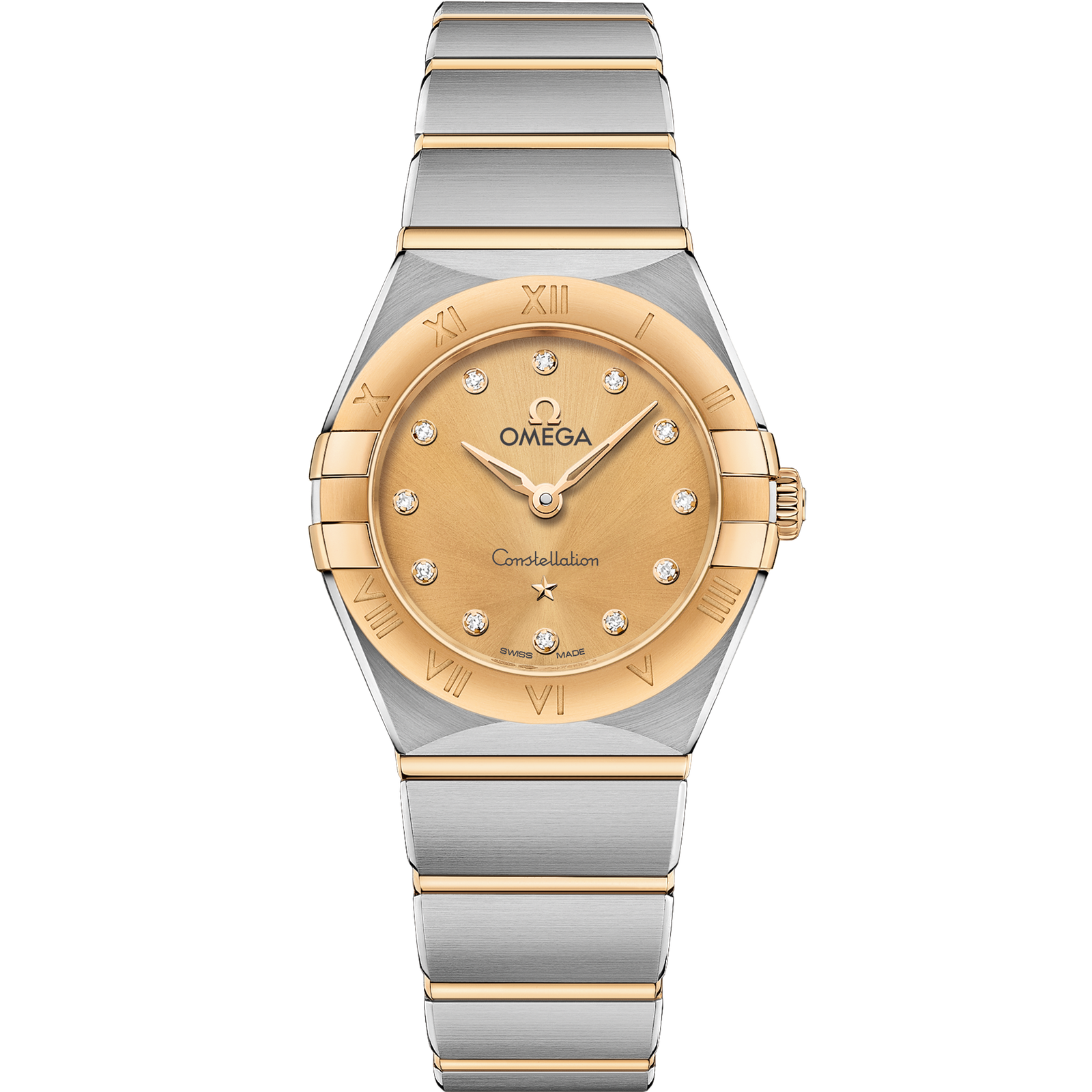 Omega CONSTELLATION 25 mm, steel ‑ yellow gold on steel ‑ yellow gold 131.20.25.60.58.001