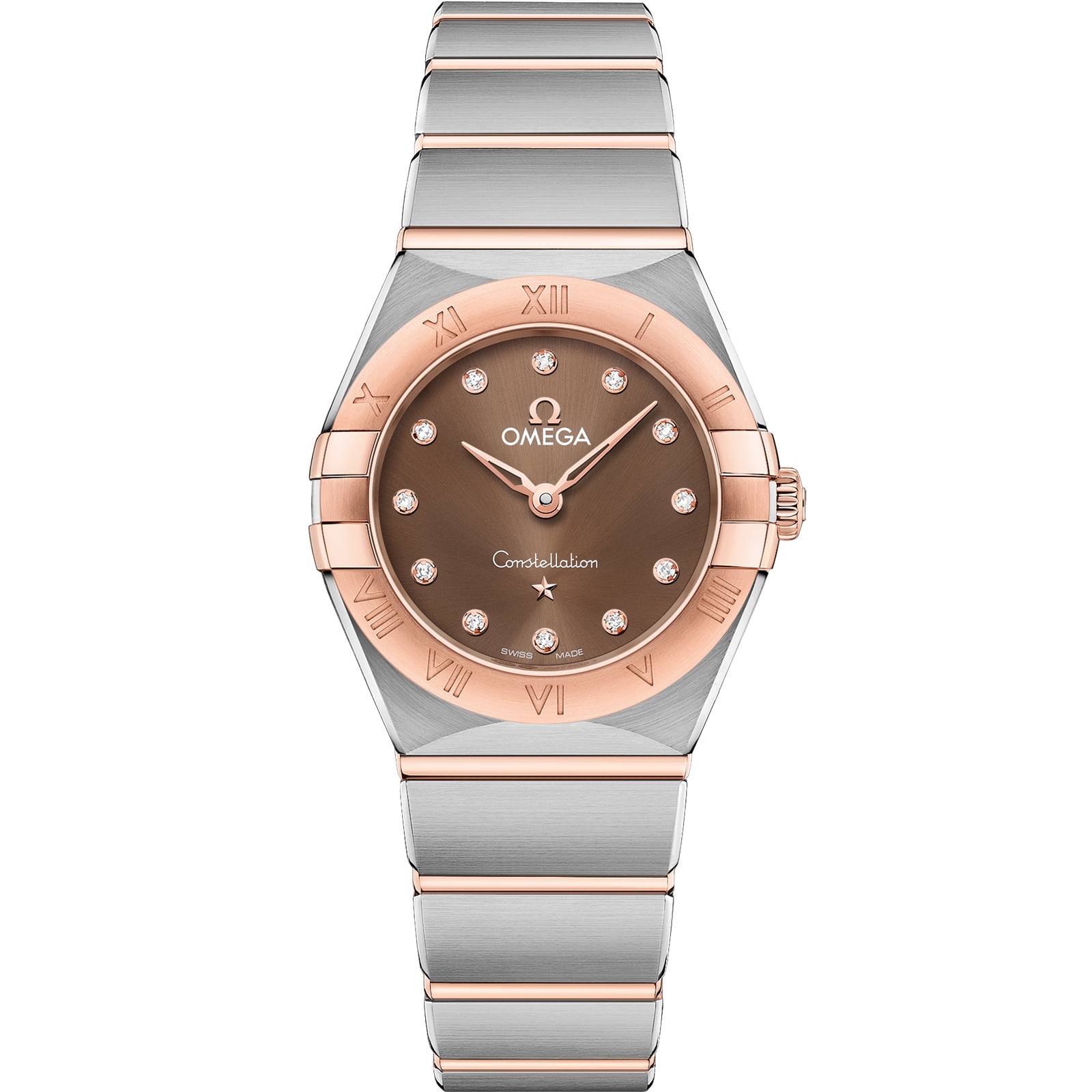 Omega CONSTELLATION 25 mm, steel ‑ Sedna™ gold on steel ‑ Sedna™ gold 131.20.25.60.63.001