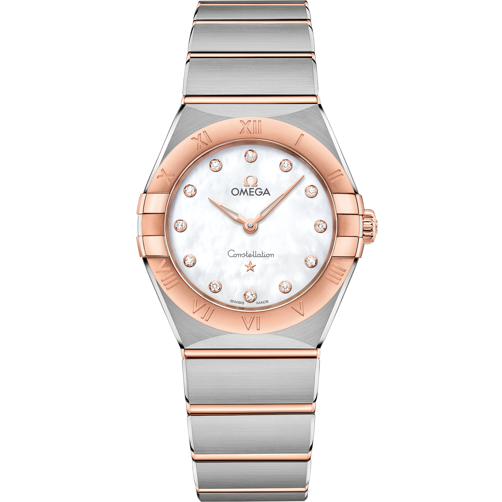 Omega CONSTELLATION 28 mm, steel ‑ Sedna™ gold on steel ‑ Sedna™ gold 131.20.28.60.55.001