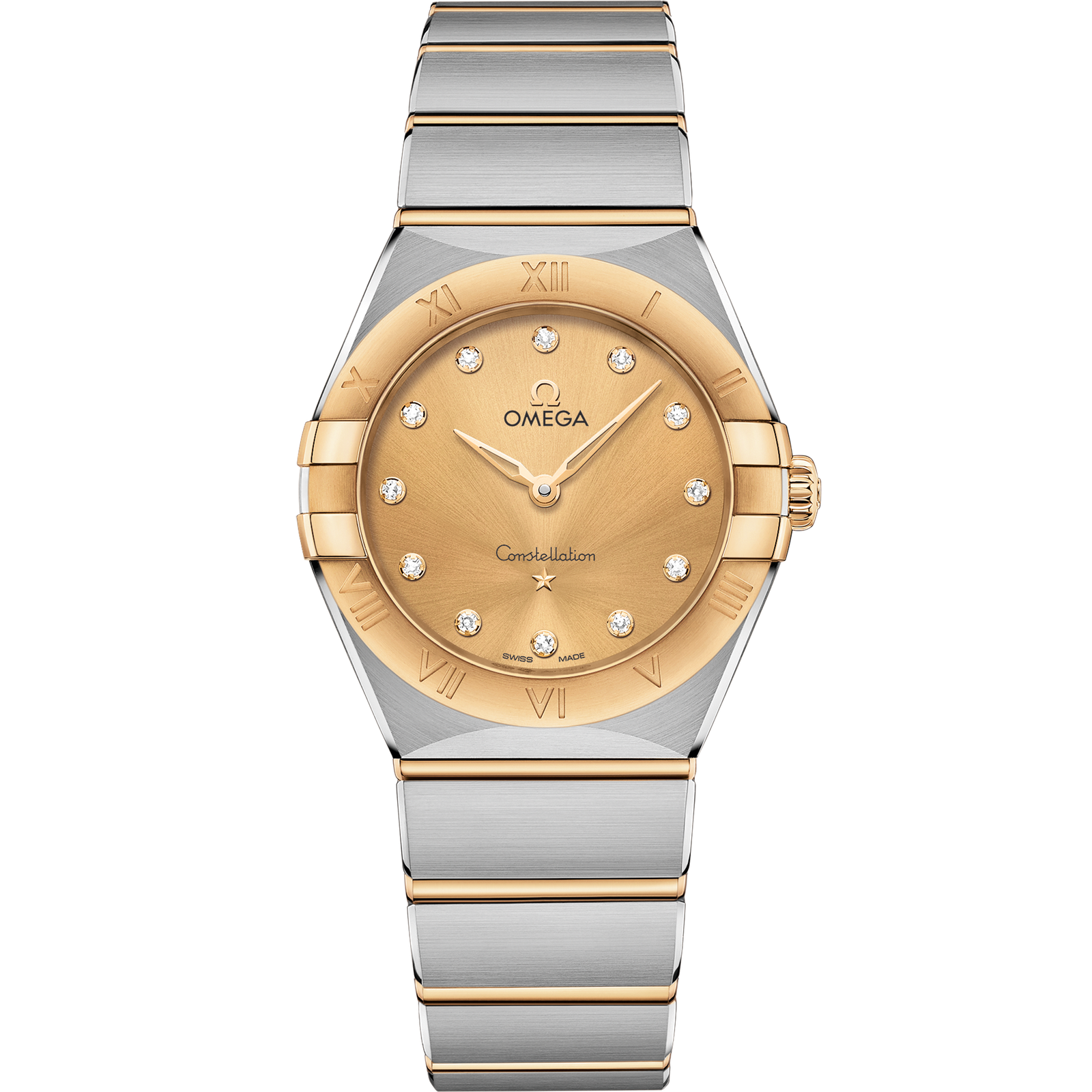 Omega CONSTELLATION 28 mm, steel ‑ yellow gold on steel ‑ yellow gold 131.20.28.60.58.001