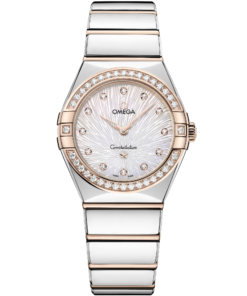 Omega CONSTELLATION 28 mm, steel ‑ Sedna™ gold on steel ‑ Sedna™ gold 131.25.28.60.55.003