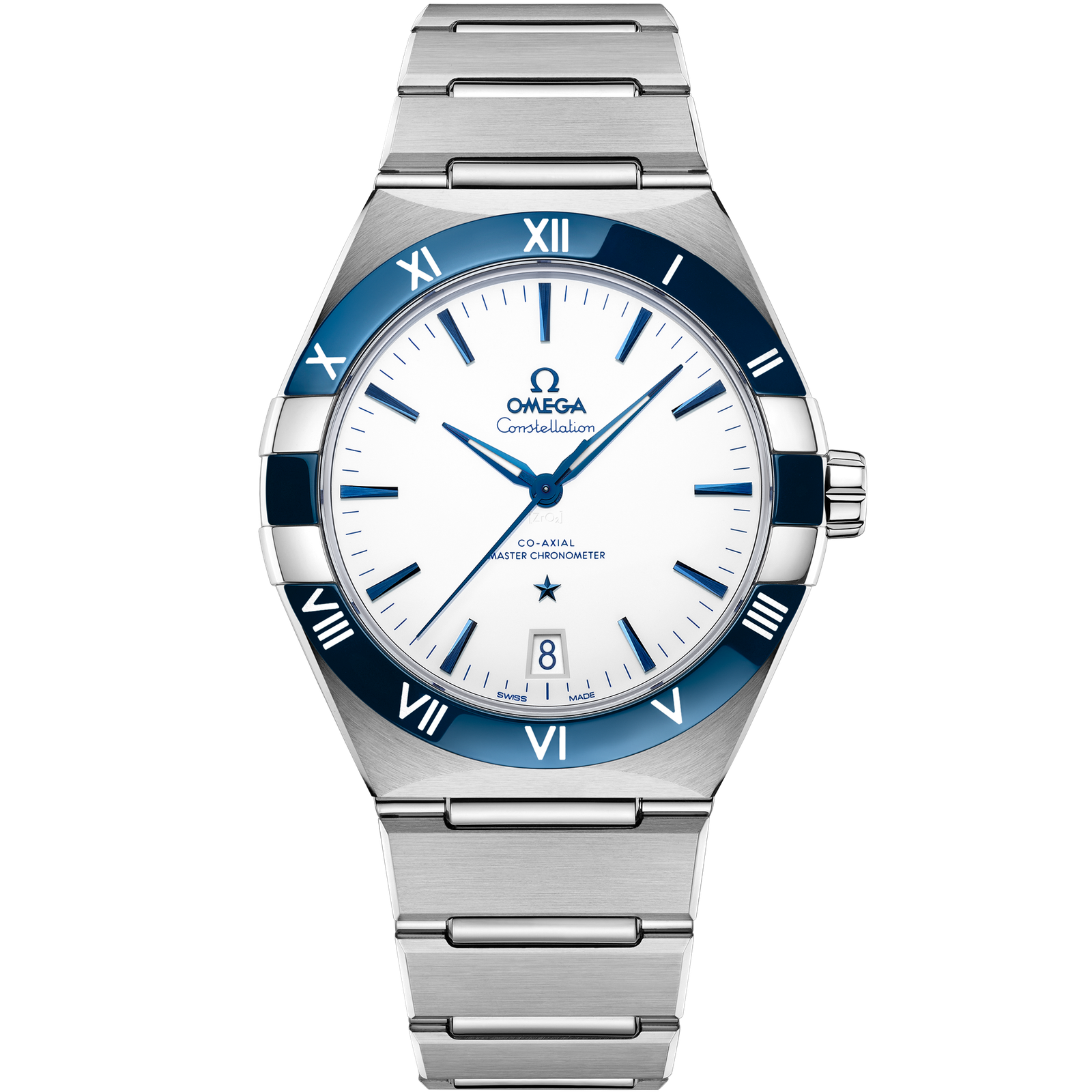 Omega CONSTELLATION 41 mm, steel on steel 131.30.41.21.04.001