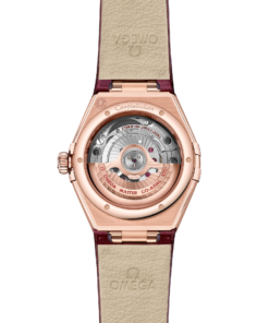 Alternative view of Omega CONSTELLATION 29 mm, Sedna™ gold on leather strap 131.58.29.20.55.002