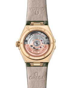 Alternative view of Omega CONSTELLATION 29 mm, Moonshine™ gold on alligator 131.58.29.20.55.003
