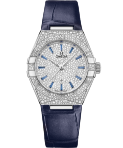 Omega CONSTELLATION 29 mm, Canopus Gold™ on leather strap 131.58.29.20.99.003