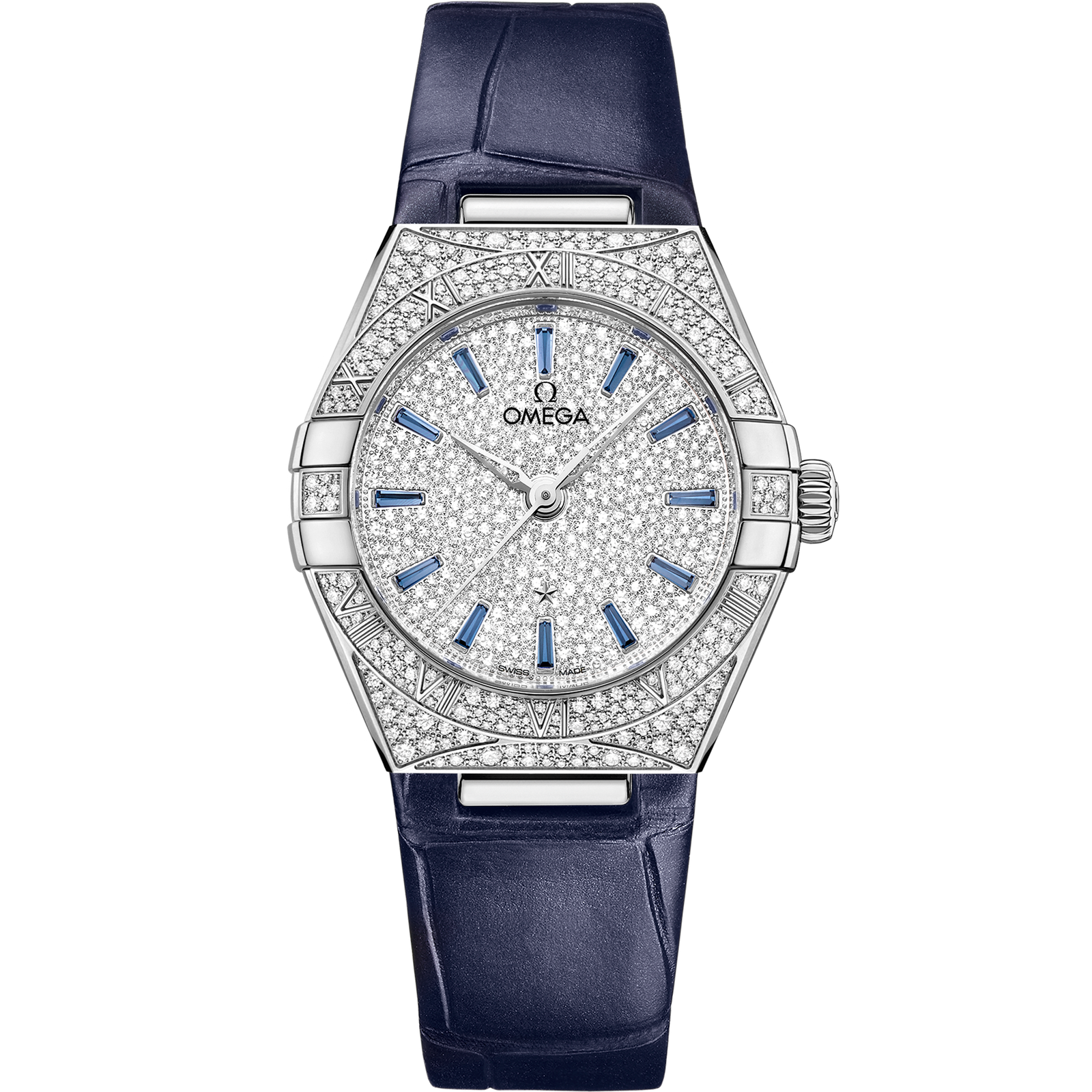 Omega CONSTELLATION 29 mm, Canopus Gold™ on leather strap 131.58.29.20.99.003