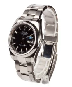 Alternative view of HandMade 36MM Rolex Datejust 116200 Black Dial