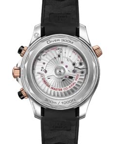 Alternative view of Omega SEAMASTER DIVER 300M 44 mm, steel ‑ Sedna™ gold on rubber strap 210.22.44.51.01.001