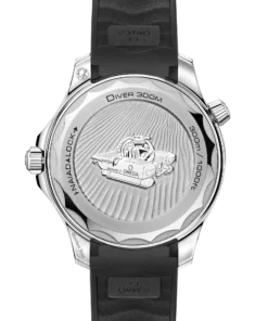 Alternative view of Omega SEAMASTER DIVER 300M 42 mm, steel on rubber strap 210.32.42.20.01.002