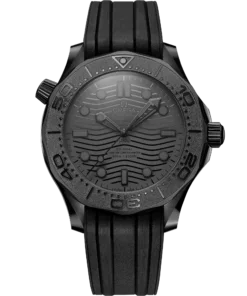 Omega SEAMASTER DIVER 300M 43.5 mm, black ceramic on rubber strap 210.92.44.20.01.003