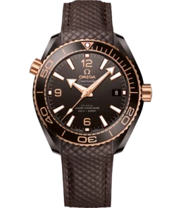 Omega SEAMASTER PLANET OCEAN 600M 39.5 mm, brown ceramic on rubber strap 215.62.40.20.13.001