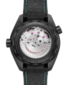 Alternative view of Omega SEAMASTER PLANET OCEAN 600M 45.5 mm, black ceramic on rubber strap 215.92.46.22.01.006