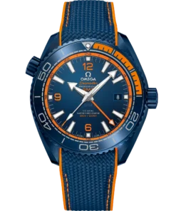 Omega SEAMASTER PLANET OCEAN 600M 45.5 mm, blue ceramic on rubber strap 215.92.46.22.03.001