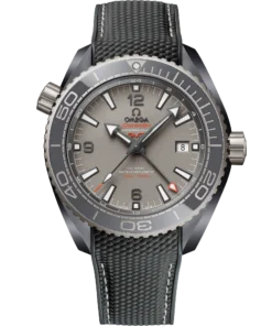 Omega SEAMASTER PLANET OCEAN 600M 45.5 mm, grey ceramic on rubber strap 215.92.46.22.99.002