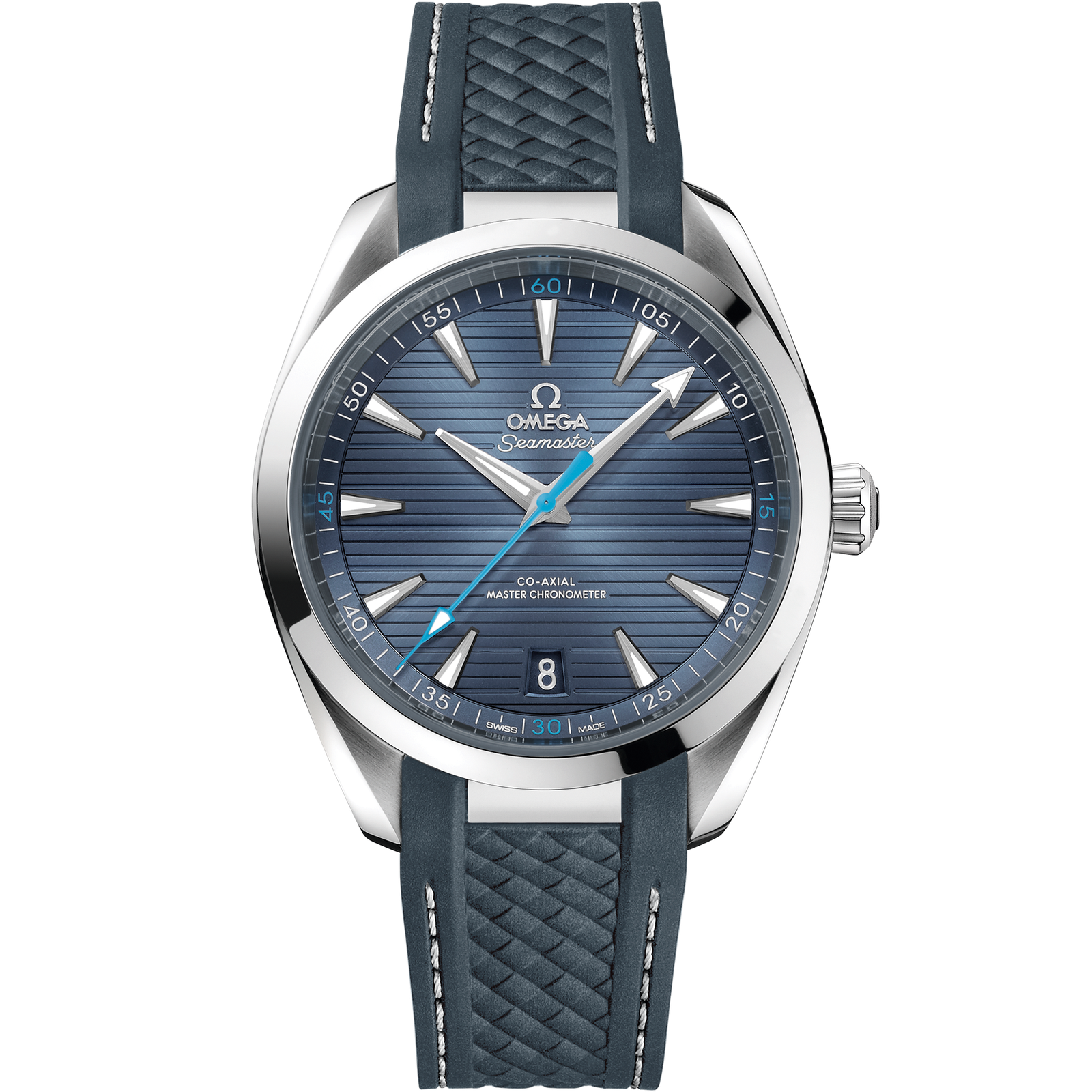 Omega SEAMASTER AQUA TERRA 150M 41 mm, steel on rubber strap 220.12.41.21.03.002