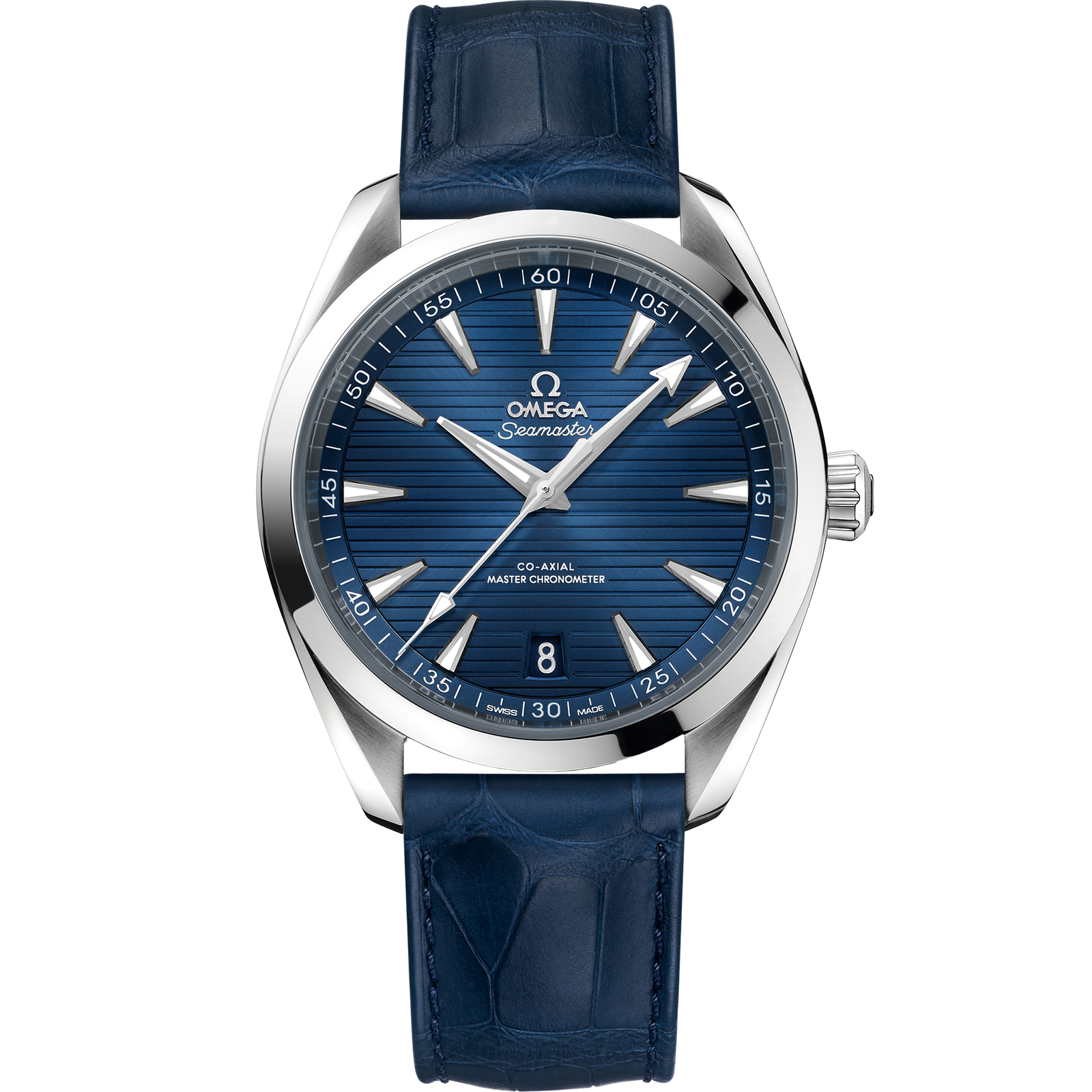 Omega SEAMASTER AQUA TERRA 150M 41 mm, steel on leather strap 220.13.41.21.03.003