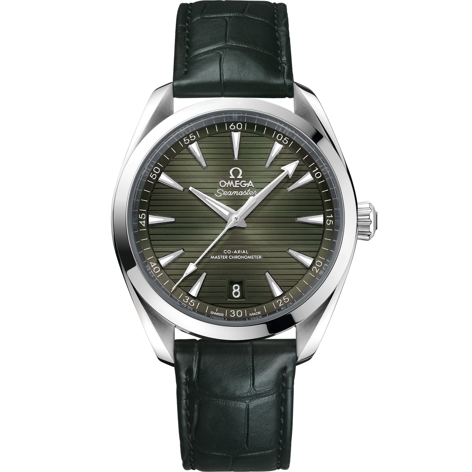 Omega SEAMASTER AQUA TERRA 150M 41 mm, steel on leather strap 220.13.41.21.10.001