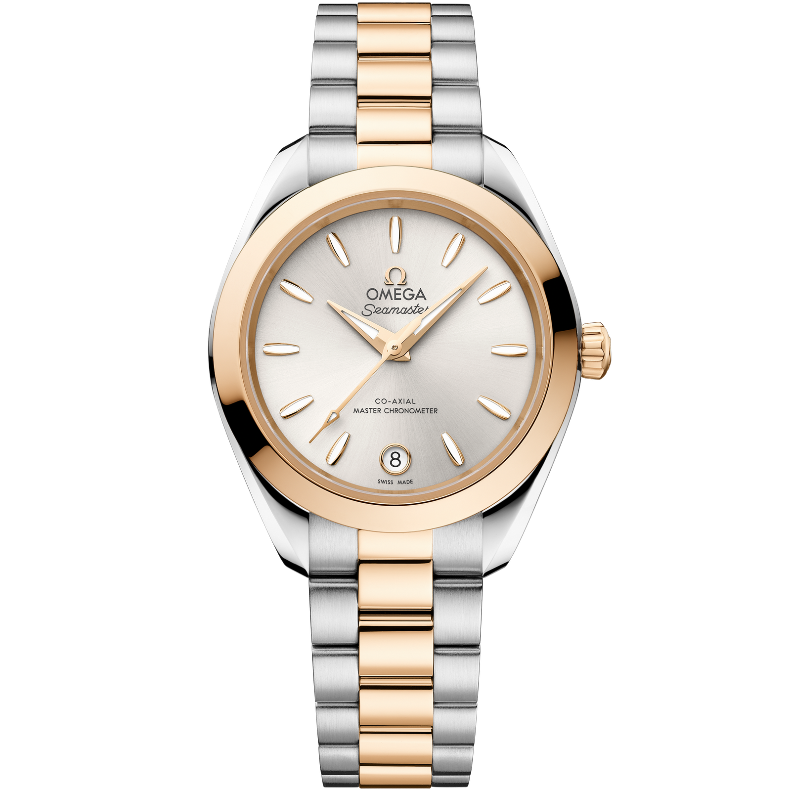 Omega SEAMASTER AQUA TERRA 150M 30 mm, steel ‑ Moonshine™ gold on steel ‑ Moonshine™ gold 220.20.30.20.02.001