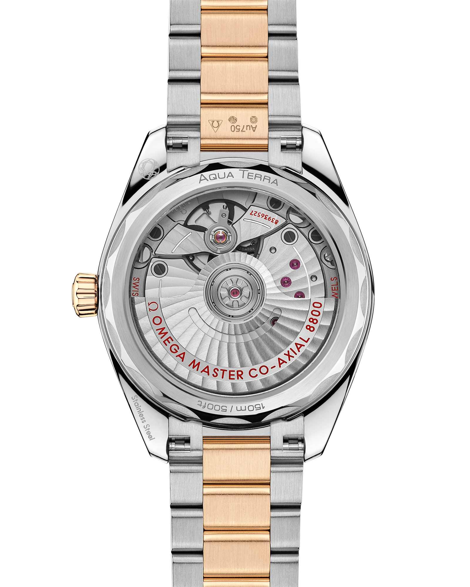 Omega SEAMASTER AQUA TERRA SHADES 34 mm, steel ‑ Moonshine™ gold on steel ‑ Moonshine™ gold 220.20.34.20.08.001 - Image 2