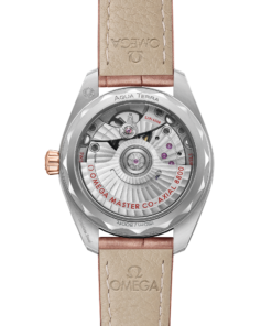 Alternative view of Omega SEAMASTER AQUA TERRA 150M 34 mm, steel ‑ Sedna™ gold on leather strap 220.23.34.20.59.001