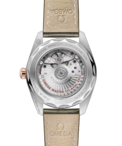Alternative view of Omega SEAMASTER AQUA TERRA 150M 38 mm, steel ‑ Sedna™ gold on leather strap 220.23.38.20.60.001