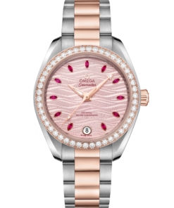 Omega SEAMASTER AQUA TERRA 150M 34 mm, steel ‑ Sedna™ gold on steel ‑ Sedna™ gold 220.25.34.20.60.001