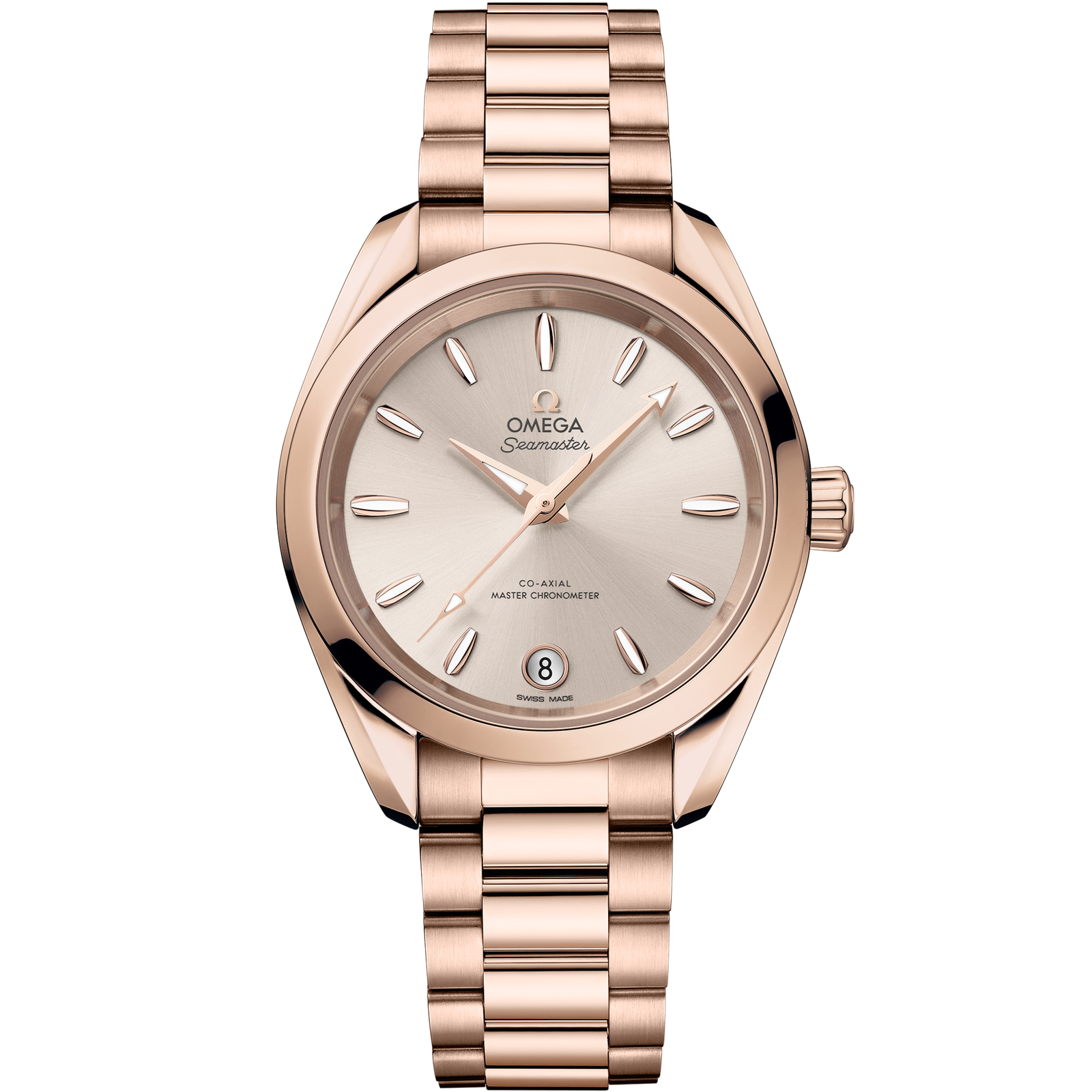 Omega SEAMASTER AQUA TERRA SHADES 34 mm, Sedna™ gold on Sedna™ gold 220.50.34.20.09.001