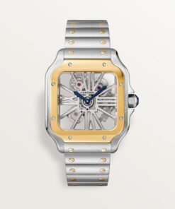 SANTOS DE CARTIER SKELETON WATCH