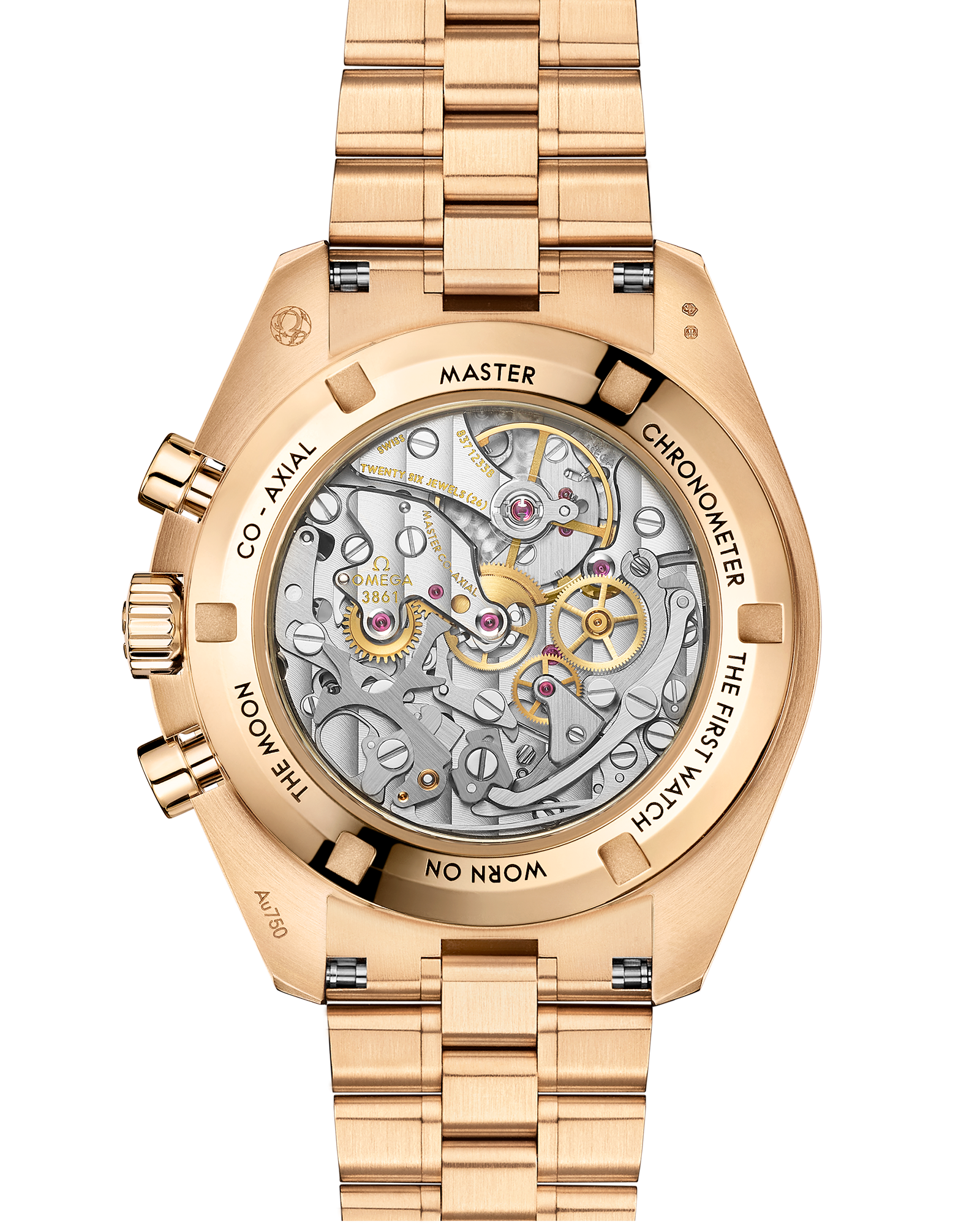Omega SPEEDMASTER MOONWATCH PROFESSIONAL 42 mm, Moonshine™ gold on Moonshine™ gold 310.60.42.50.99.002 - Image 2