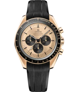 Omega SPEEDMASTER MOONWATCH PROFESSIONAL 42 mm, Moonshine™ gold on rubber strap 310.62.42.50.99.001