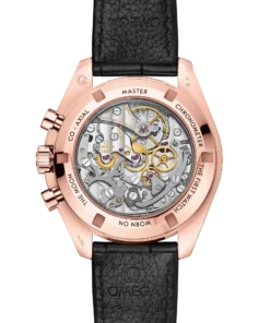 Alternative view of Omega SPEEDMASTER MOONWATCH PROFESSIONAL 42 mm, Sedna™ gold on leather strap 310.63.42.50.01.001