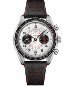 Omega SPEEDMASTER CHRONOSCOPE 43 mm, steel on leather strap 329.32.43.51.02.001
