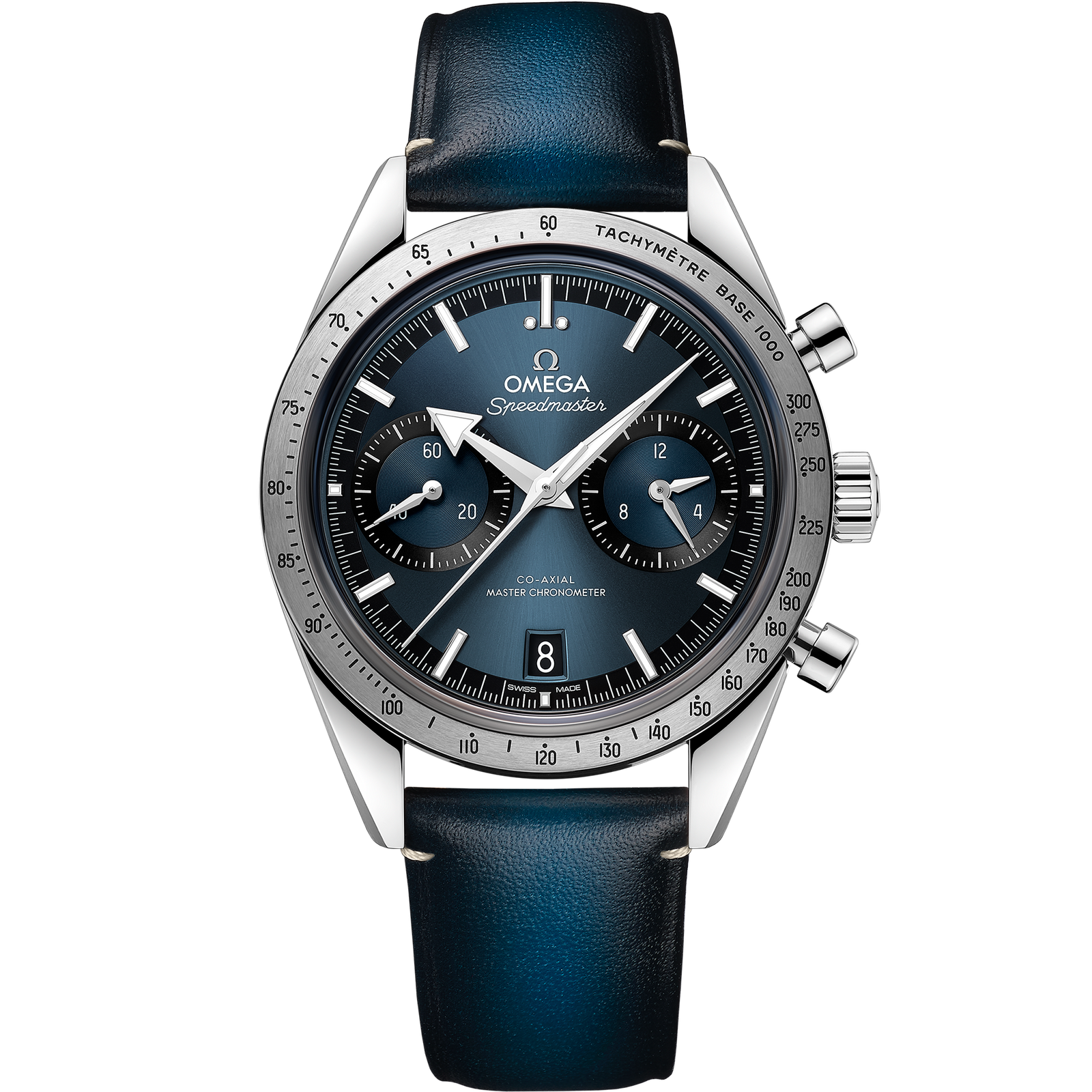 Omega SPEEDMASTER '57 40.5 mm, steel on leather strap 332.12.41.51.03.001