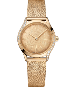 Omega DE VILLE MINI TRÉSOR 26 mm, Moonshine™ gold on Moonshine™ gold 428.55.26.60.99.001