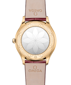 Alternative view of Omega DE VILLE TRÉSOR 36 mm, Moonshine™ gold on leather strap 428.58.36.60.11.001