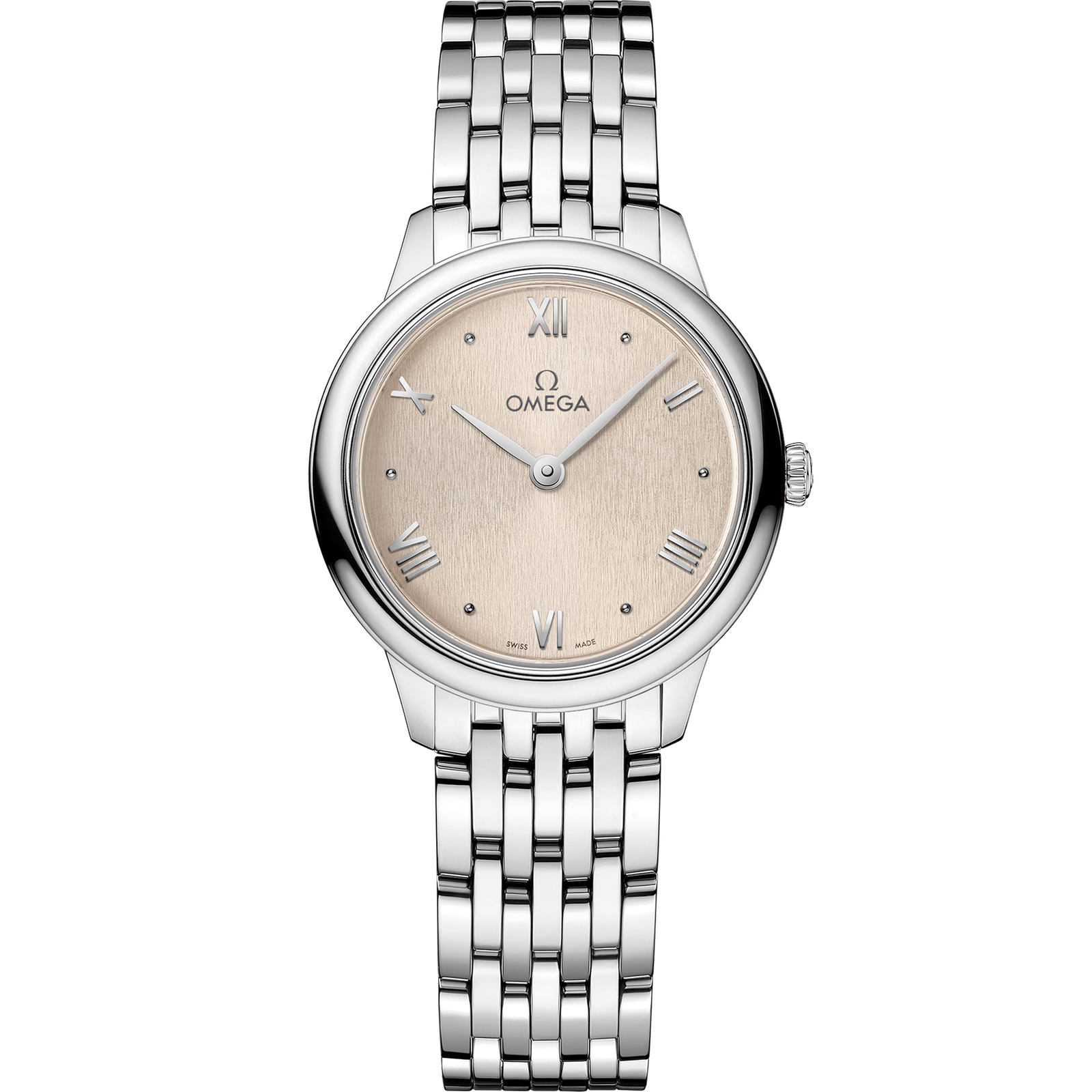 Omega DE VILLE PRESTIGE 27.5 mm, steel on steel 434.10.28.60.09.001