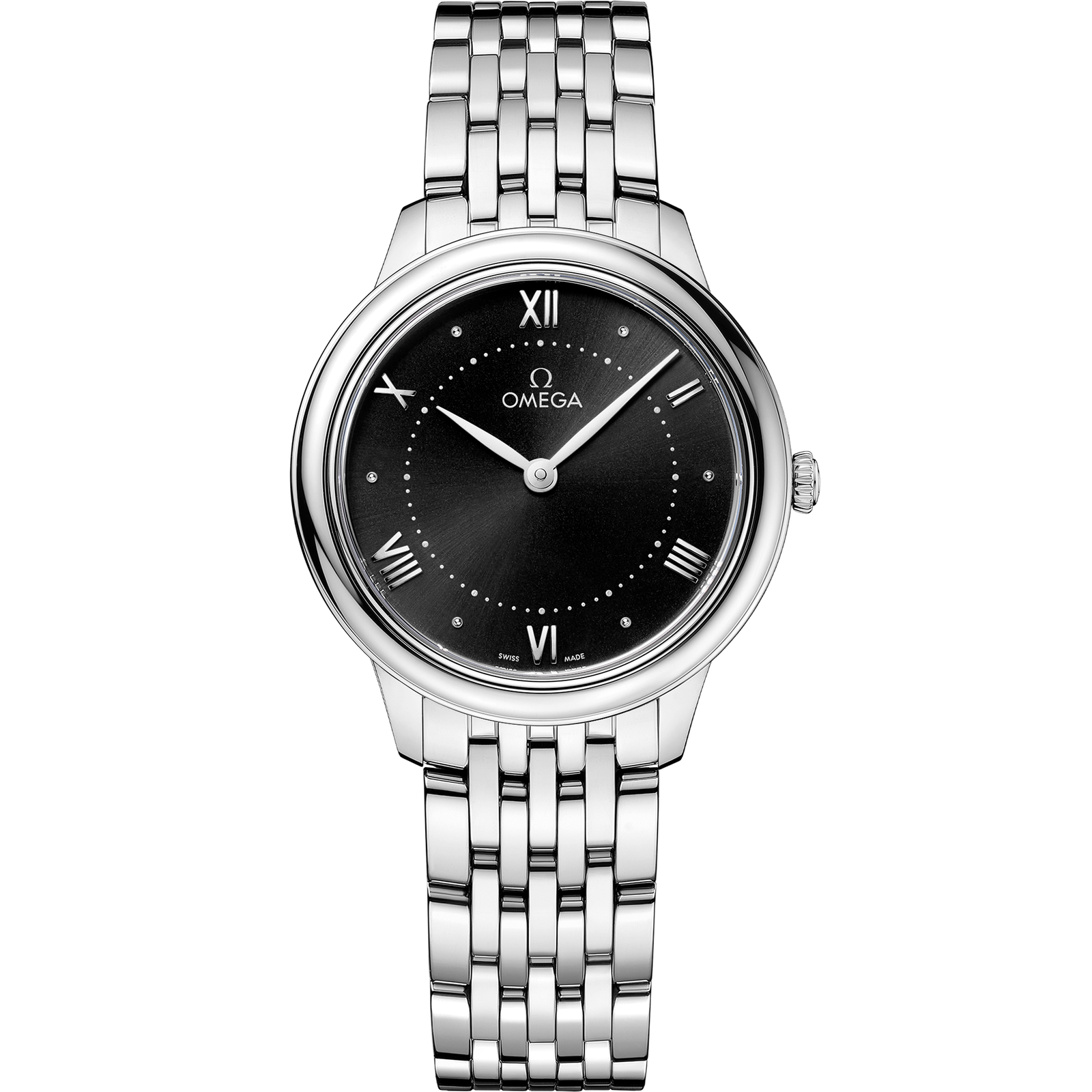 Omega DE VILLE PRESTIGE 30 mm, steel on steel 434.10.30.60.01.001