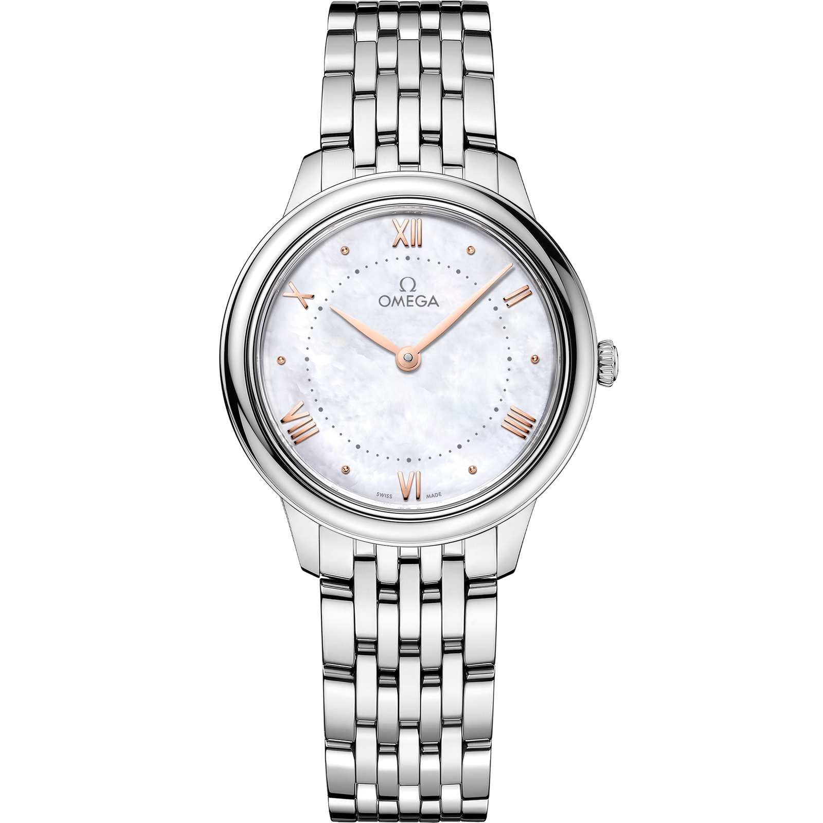 Omega DE VILLE PRESTIGE 30 mm, steel on steel 434.10.30.60.05.001