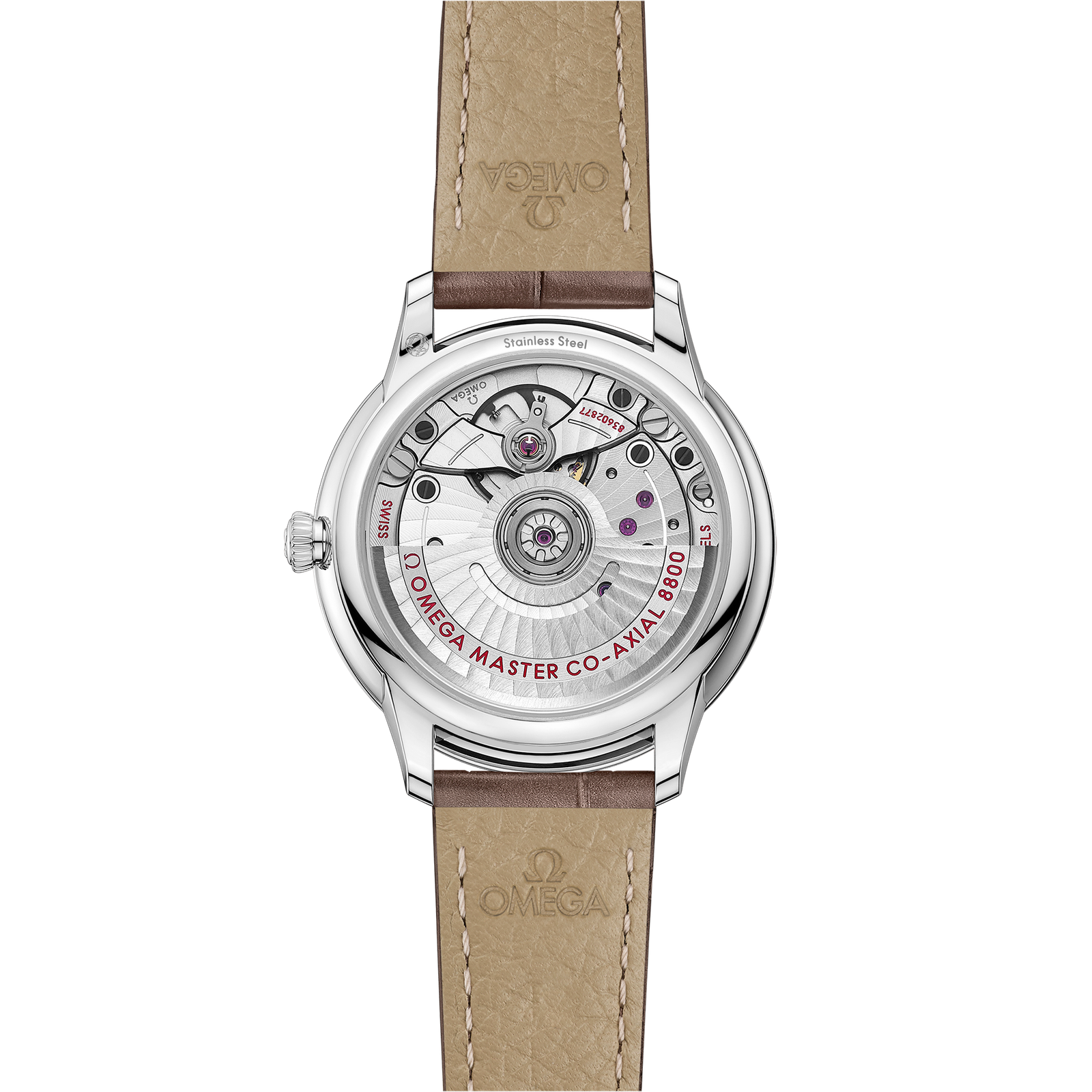 Omega DE VILLE PRESTIGE 34 mm, steel on leather strap 434.13.34.20.52.002 - Image 2