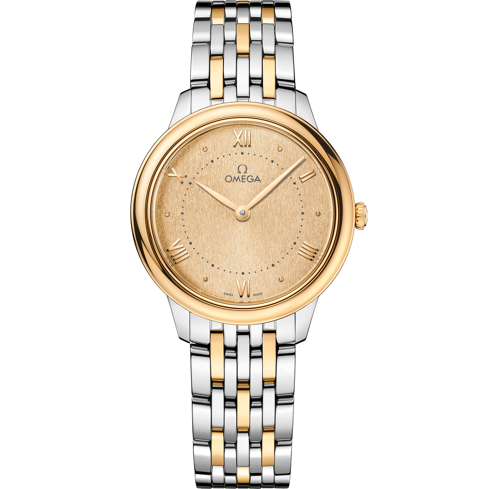 Omega DE VILLE PRESTIGE 30 mm, steel ‑ yellow gold on steel ‑ yellow gold 434.20.30.60.08.001