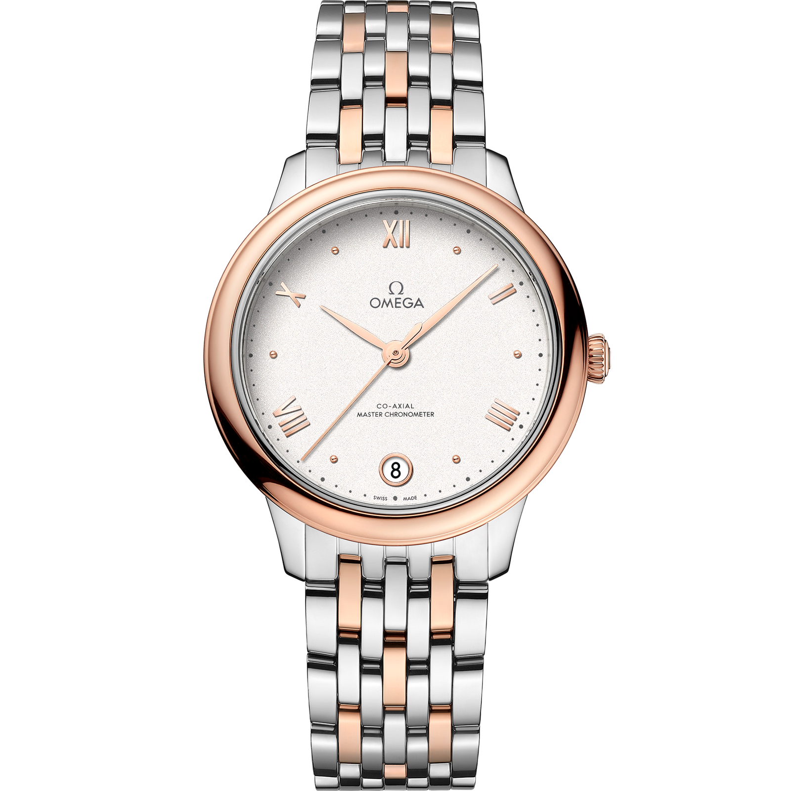 Omega DE VILLE PRESTIGE 34 mm, steel ‑ Sedna™ gold on steel ‑ Sedna™ gold 434.20.34.20.02.001