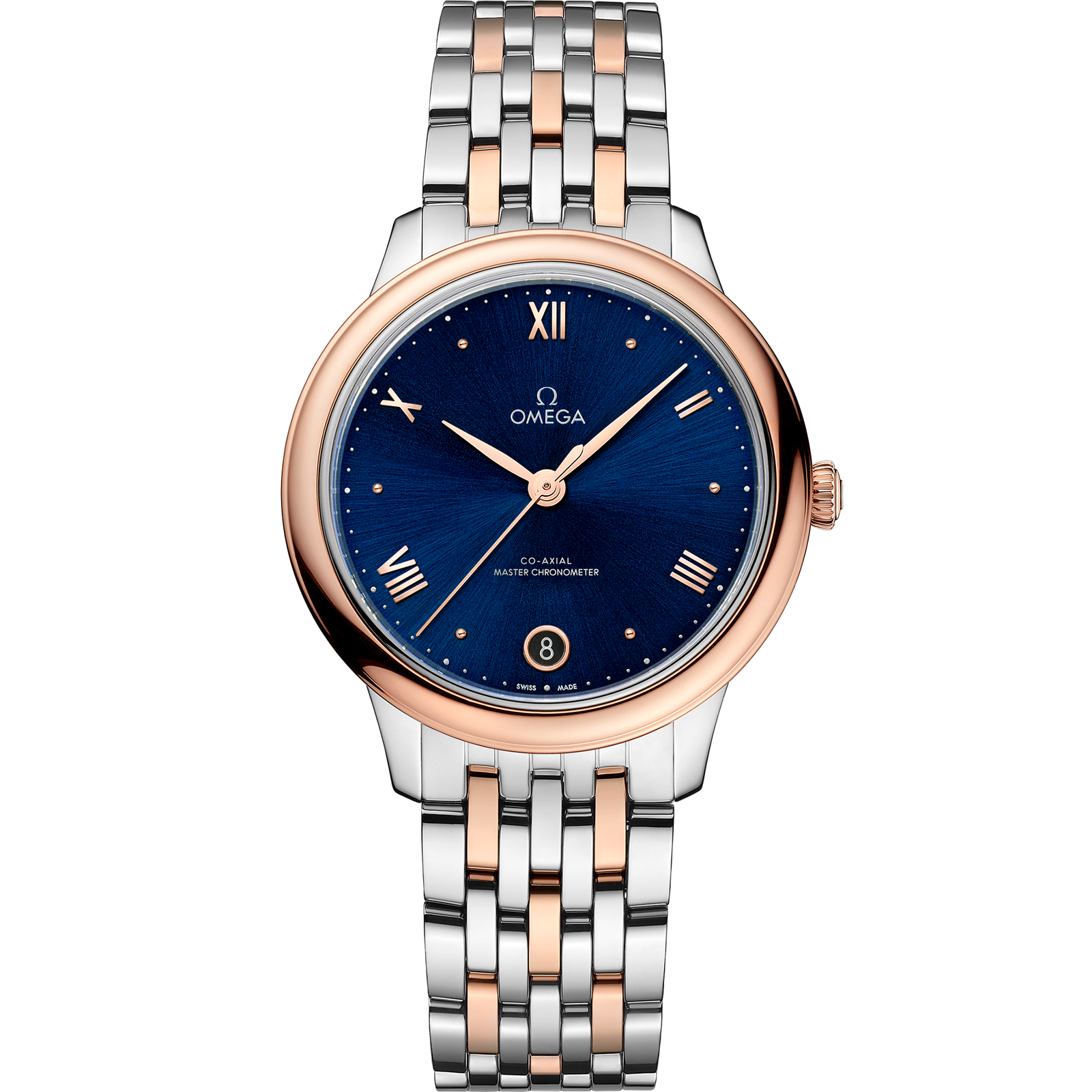 Omega DE VILLE PRESTIGE 34 mm, steel ‑ Sedna™ gold on steel ‑ Sedna™ gold 434.20.34.20.03.001