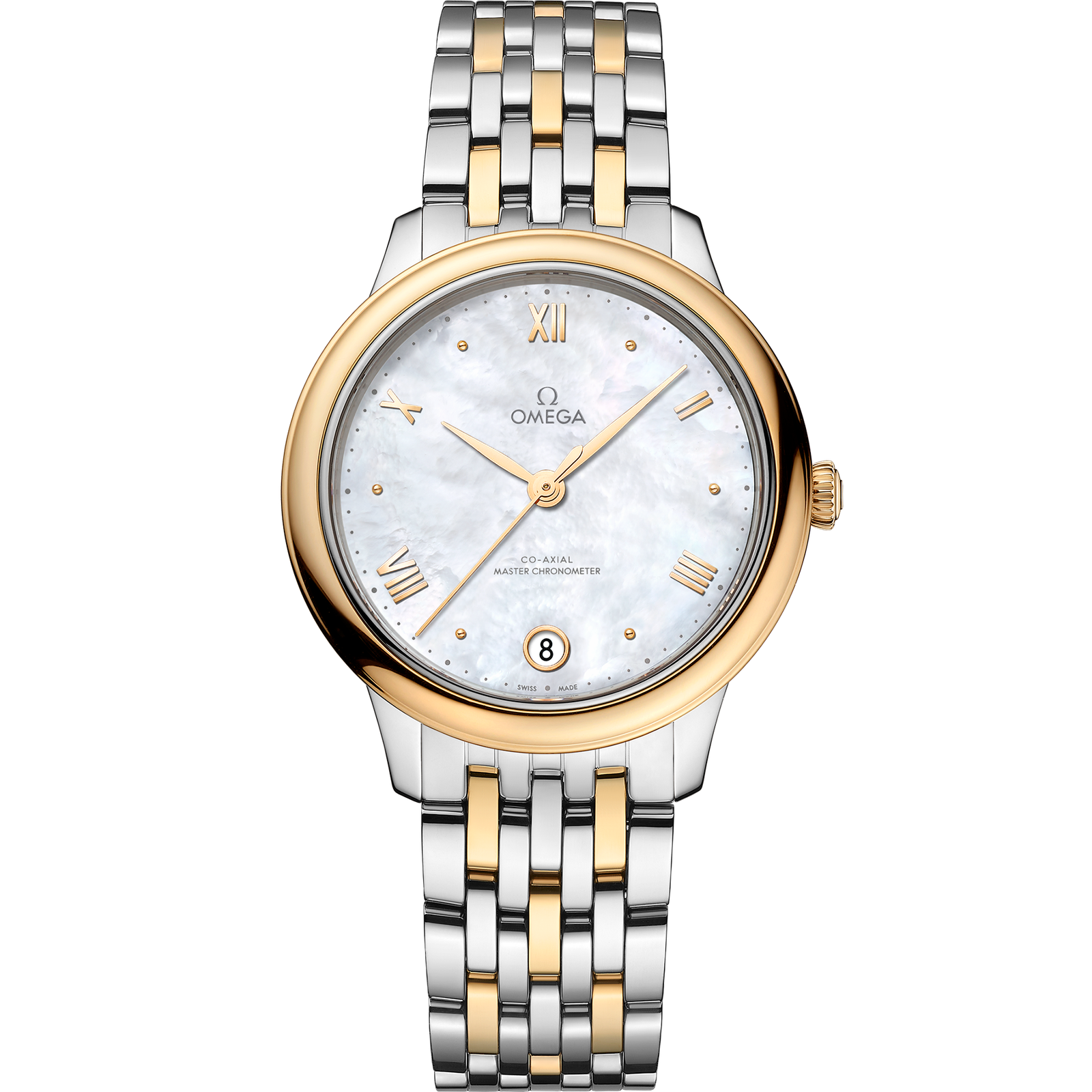 Omega DE VILLE PRESTIGE 34 mm, steel ‑ yellow gold on steel ‑ yellow gold 434.20.34.20.05.002