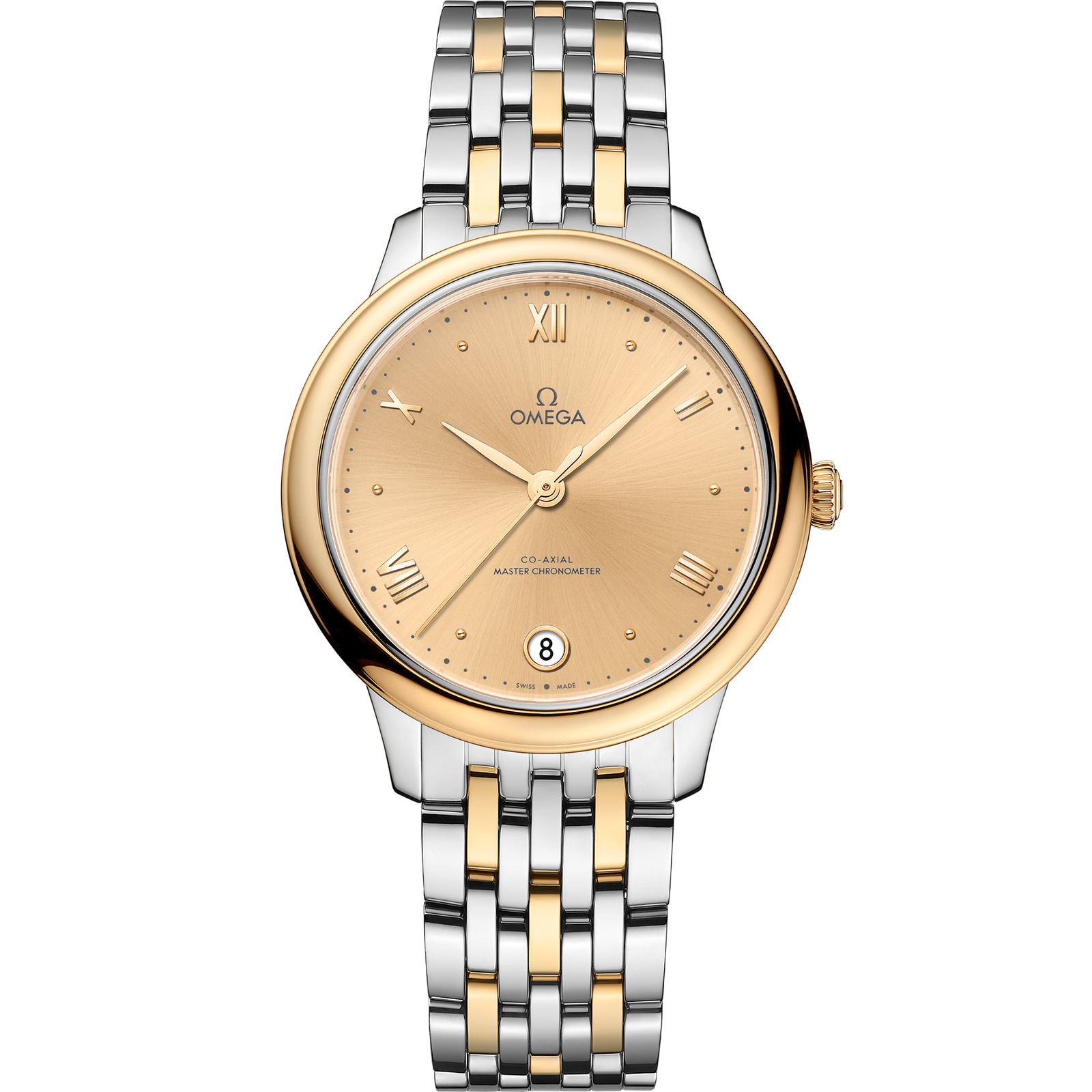 Omega DE VILLE PRESTIGE 34 mm, steel ‑ yellow gold on steel ‑ yellow gold 434.20.34.20.08.001