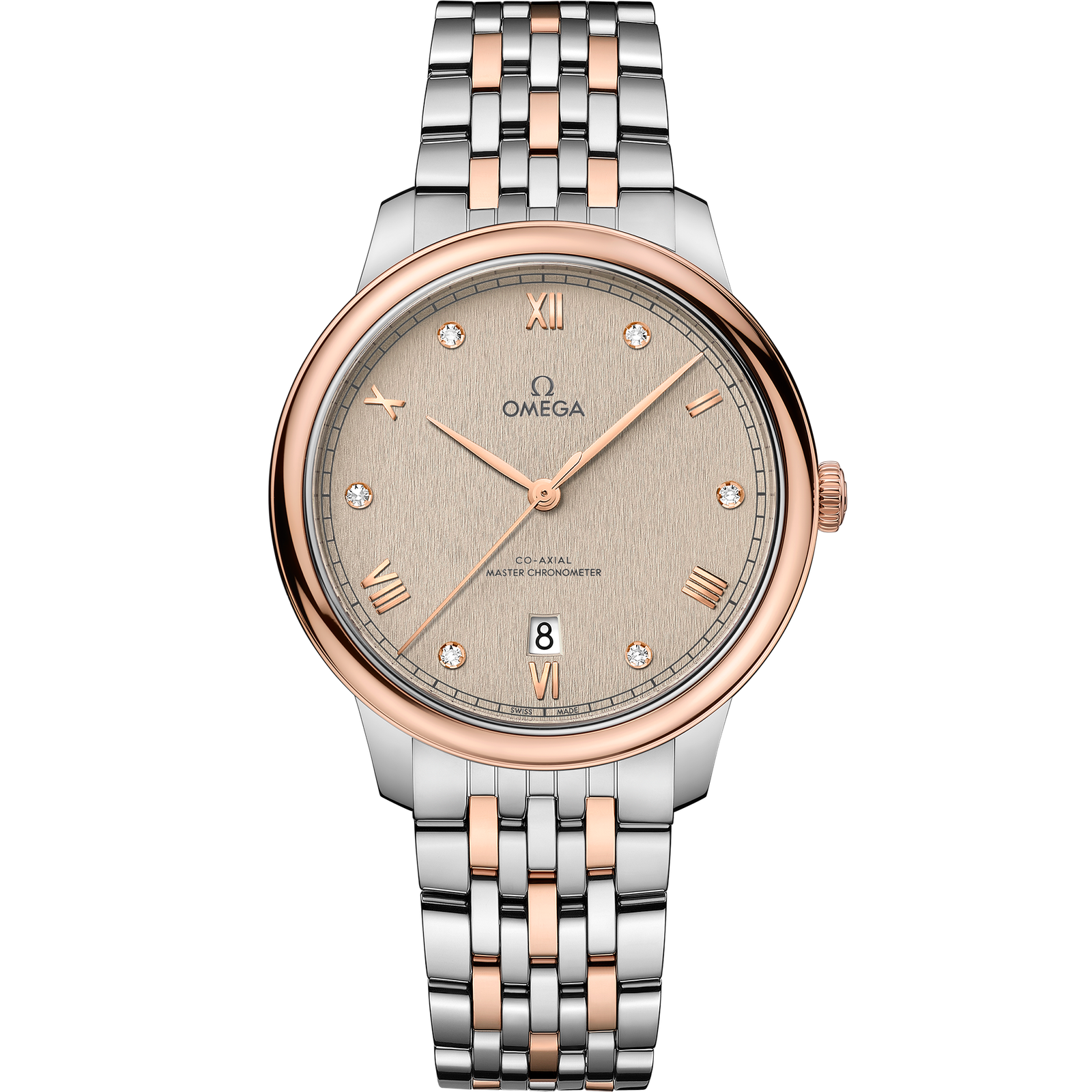 Omega DE VILLE PRESTIGE 40 mm, steel ‑ Sedna™ gold on steel ‑ Sedna™ gold 434.20.40.20.59.001