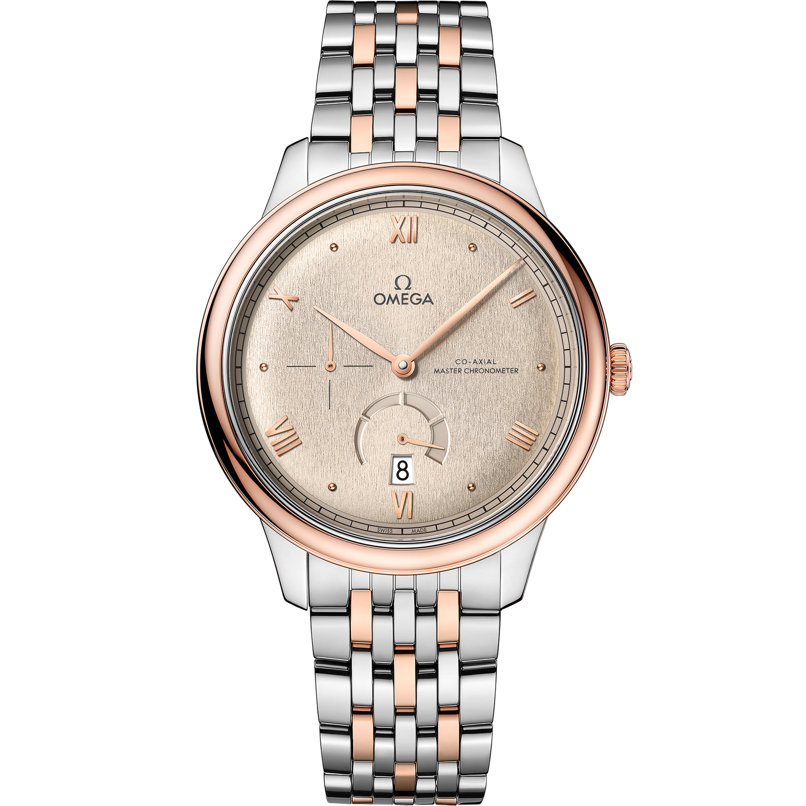 Omega DE VILLE PRESTIGE 41 mm, steel ‑ Sedna™ gold on steel ‑ Sedna™ gold 434.20.41.21.09.001