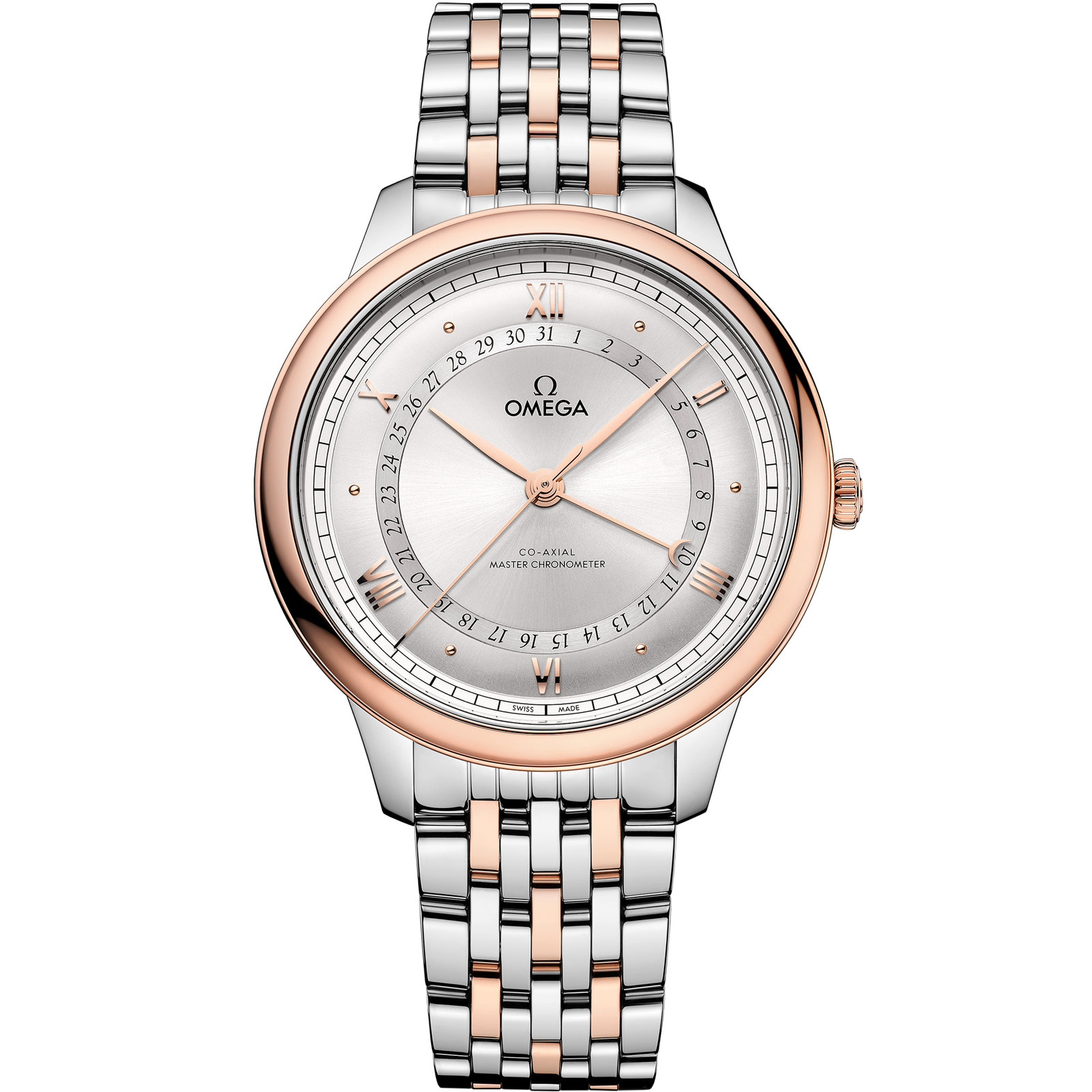 Omega DE VILLE PRESTIGE 42 mm, steel ‑ Sedna™ gold on steel ‑ Sedna™ gold 434.20.42.22.02.001